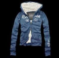 dames abercrombie fitch fleece hooded outwear zip new york blauw Overhemd Culture u0aix546